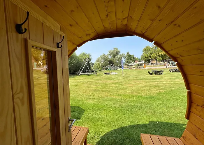 Heinrich's Schlaffaesser Im Nuthegarten Domek letniskowy *